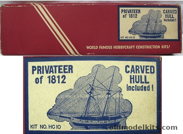 Megow Privateer 'Hawk' of 1812, HC10 plastic model kit